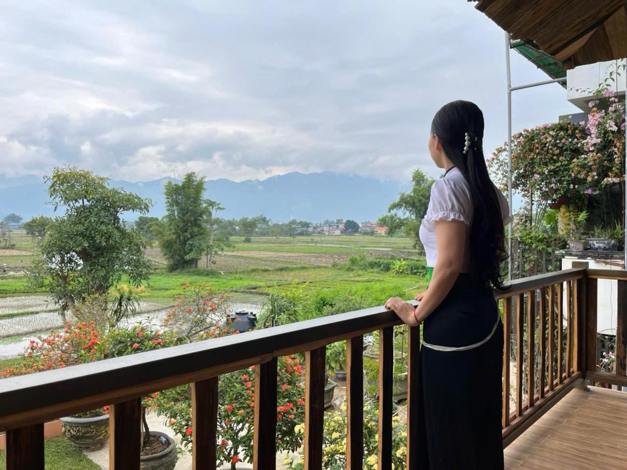 Tran Gia Homestay Nghia Lo Exteriör bild