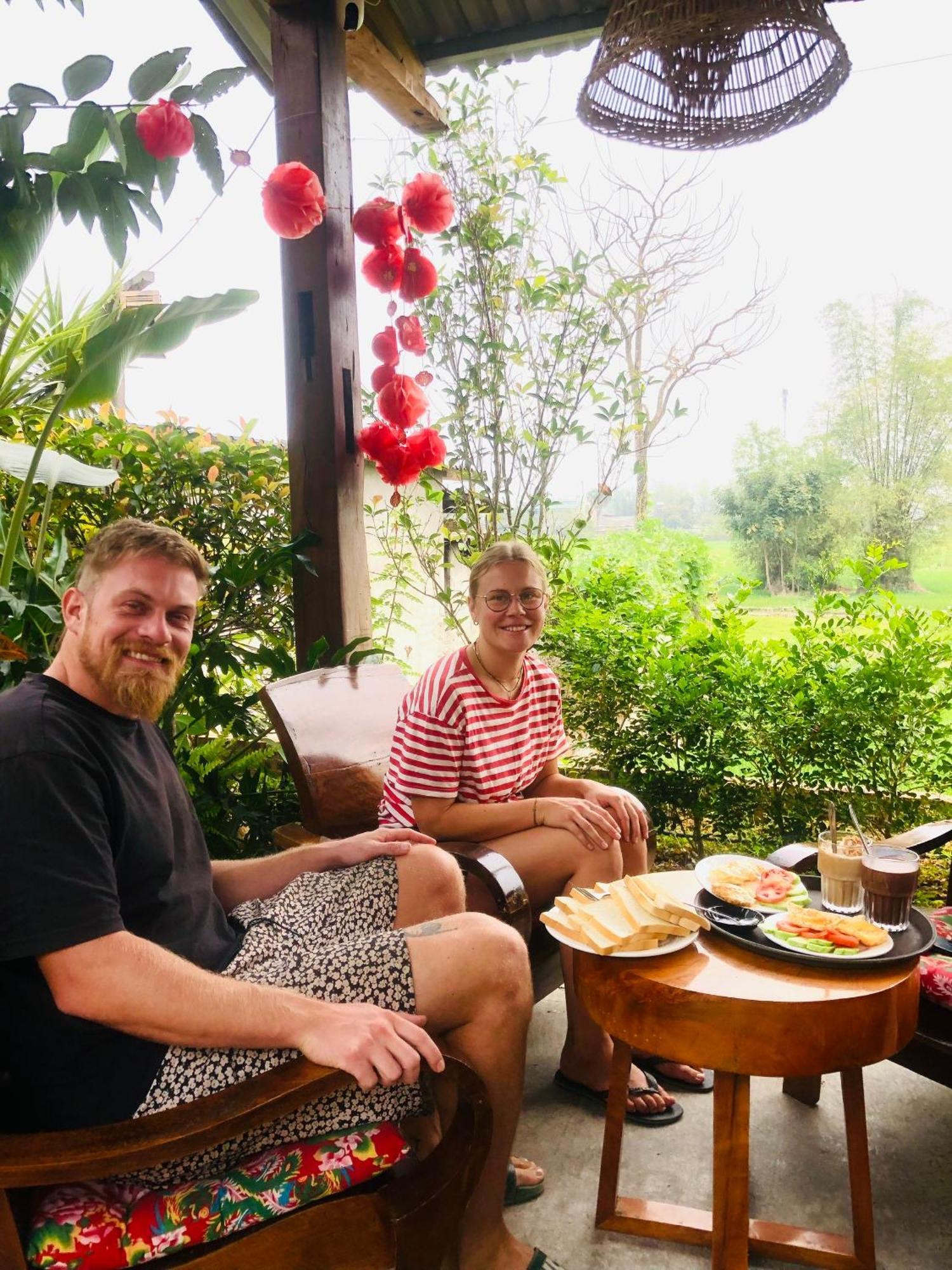 Tran Gia Homestay Nghia Lo Exteriör bild